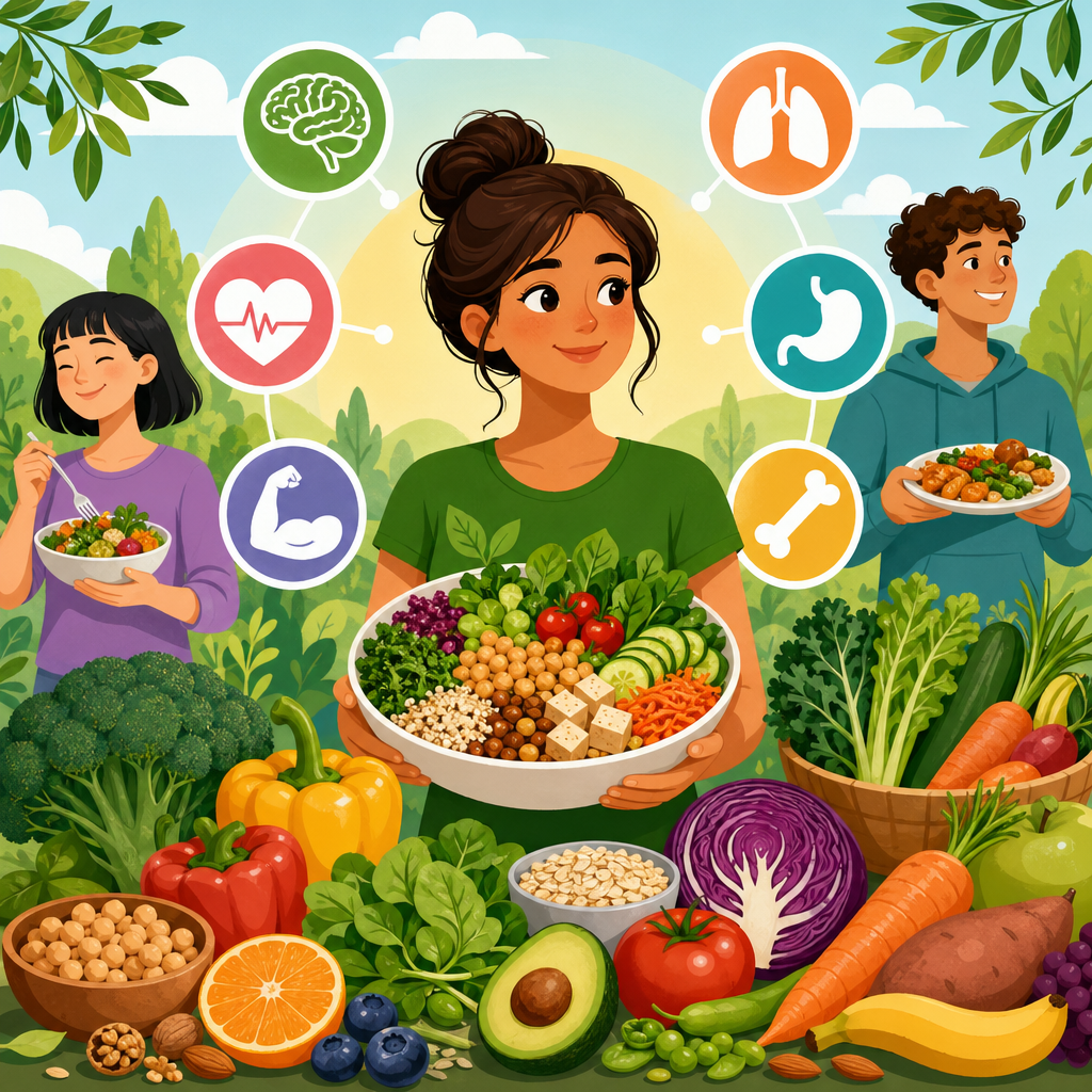 How Plant-Based Diets (Vegan, Vegetarian, Flexitarian) Supports Your Body’s Key Functions