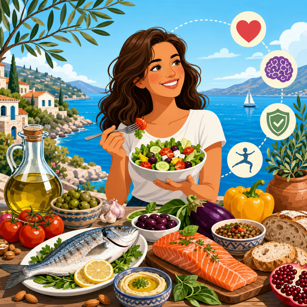 The Role of Mediterranean Diet Benefits in a Healthy Diet
