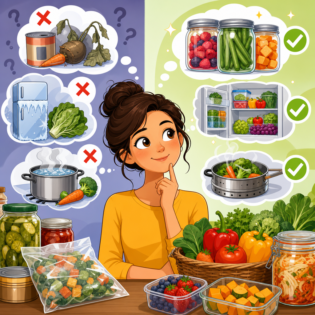 Common Myths About Food Preservation and Nutrient Retention Debunked