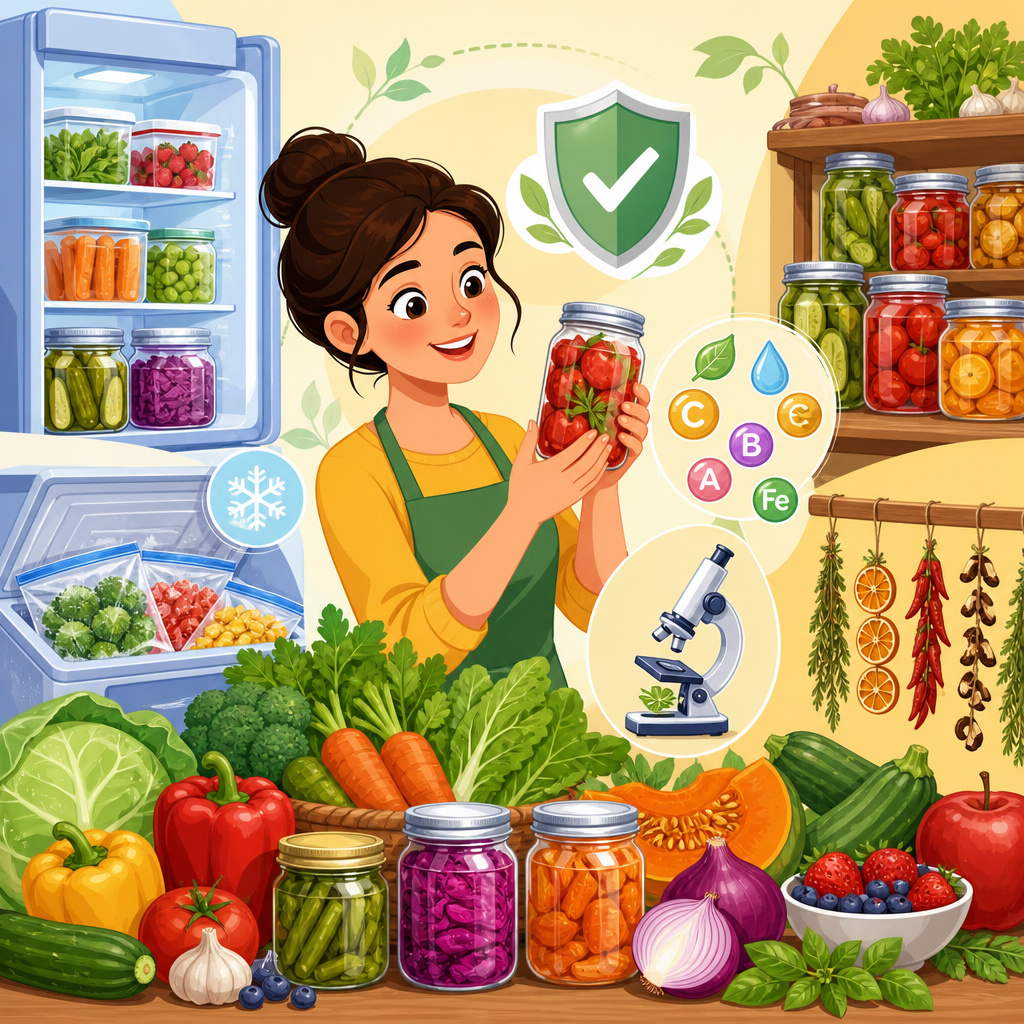 Food Preservation and Nutrient Retention: What Science Says About Its Benefits