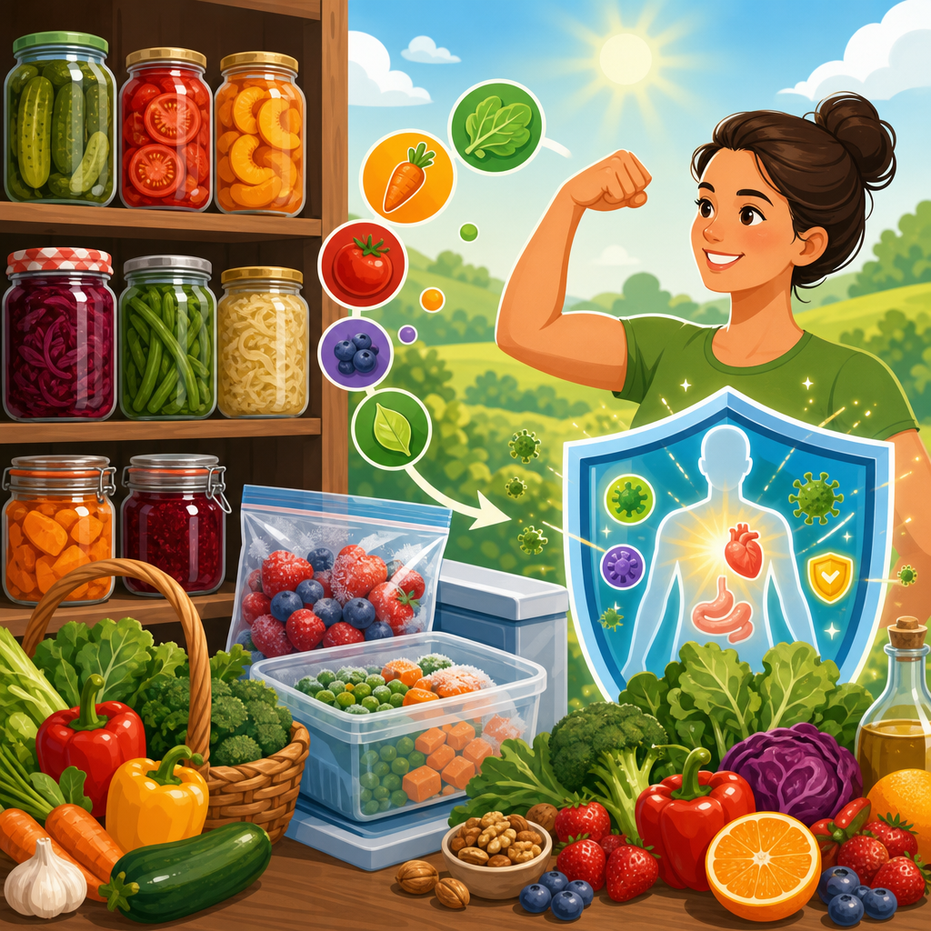 The Link Between Food Preservation and Nutrient Retention and Disease Prevention