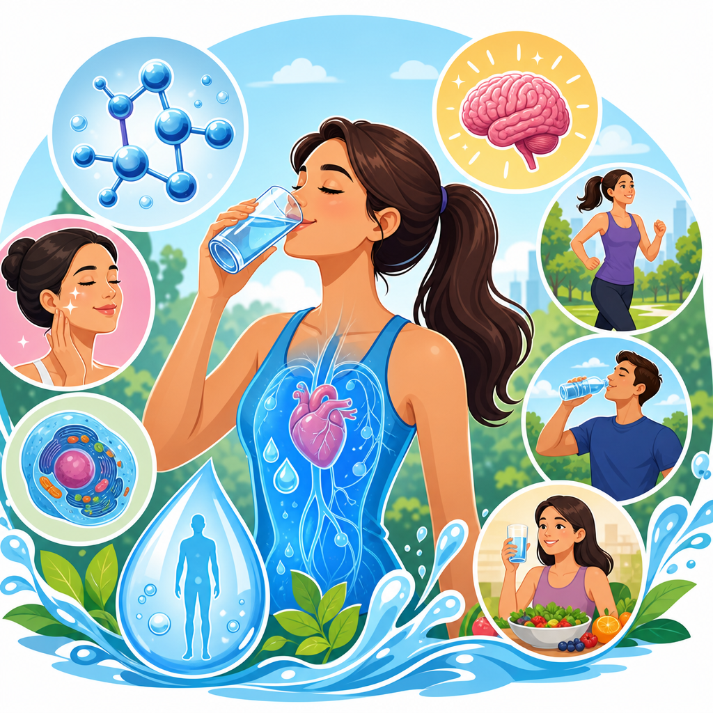 The Science Behind Hydration and Its Role in Health and Its Health Benefits