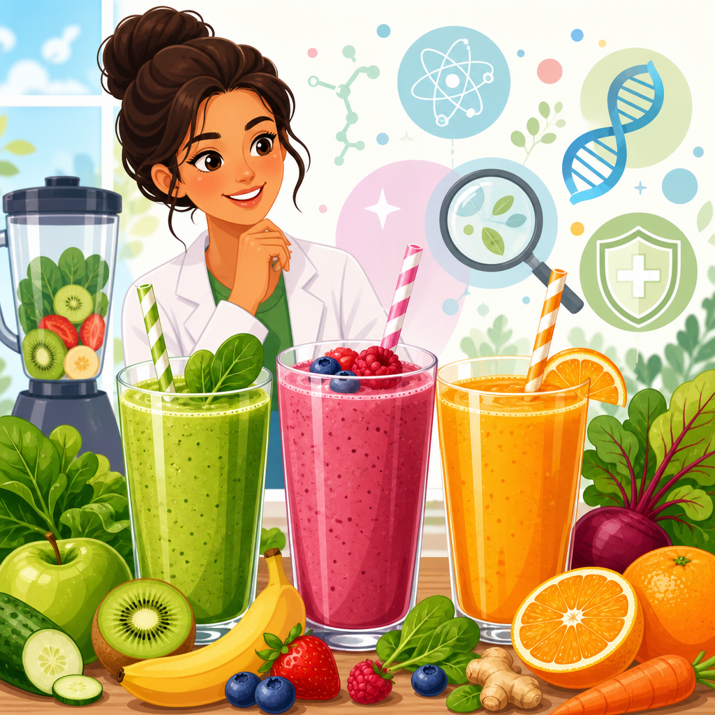 Smoothies and Juices for Nutrient Boost: What Science Says About Its Benefits