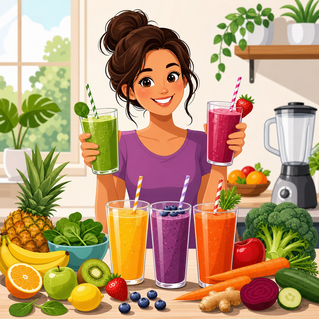 The Role of Smoothies and Juices for Nutrient Boost in a Healthy Diet