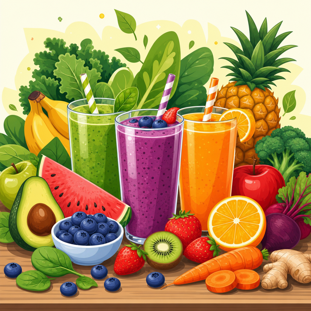 Top Foods Rich in Smoothies and Juices for Nutrient Boost and Why You Need Them