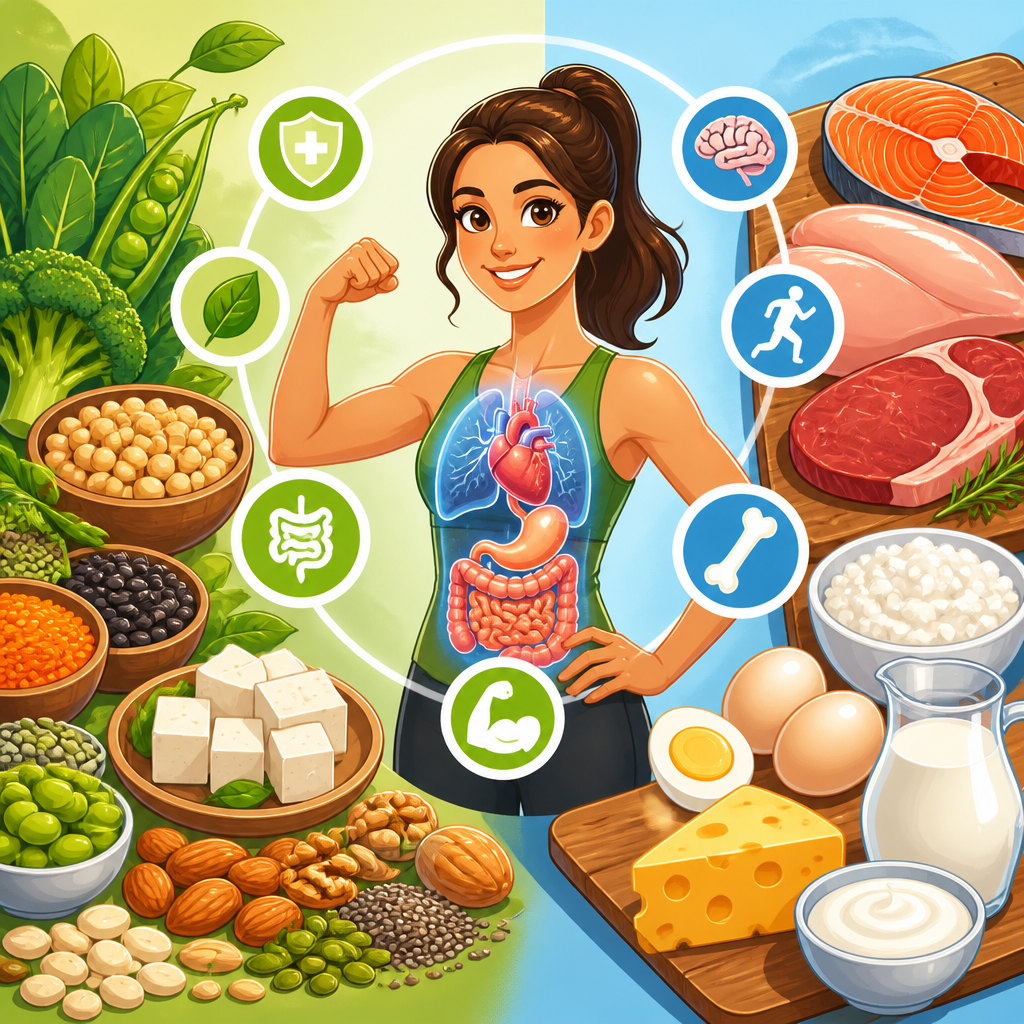 How Plant-Based Proteins vs. Animal Proteins Supports Your Body’s Key Functions