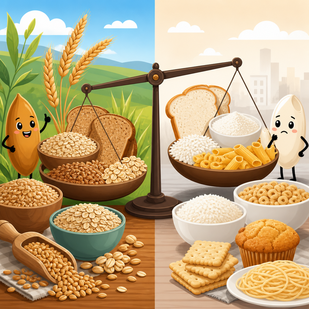 Understanding Whole Grains vs. Refined Grains: A Complete Guide