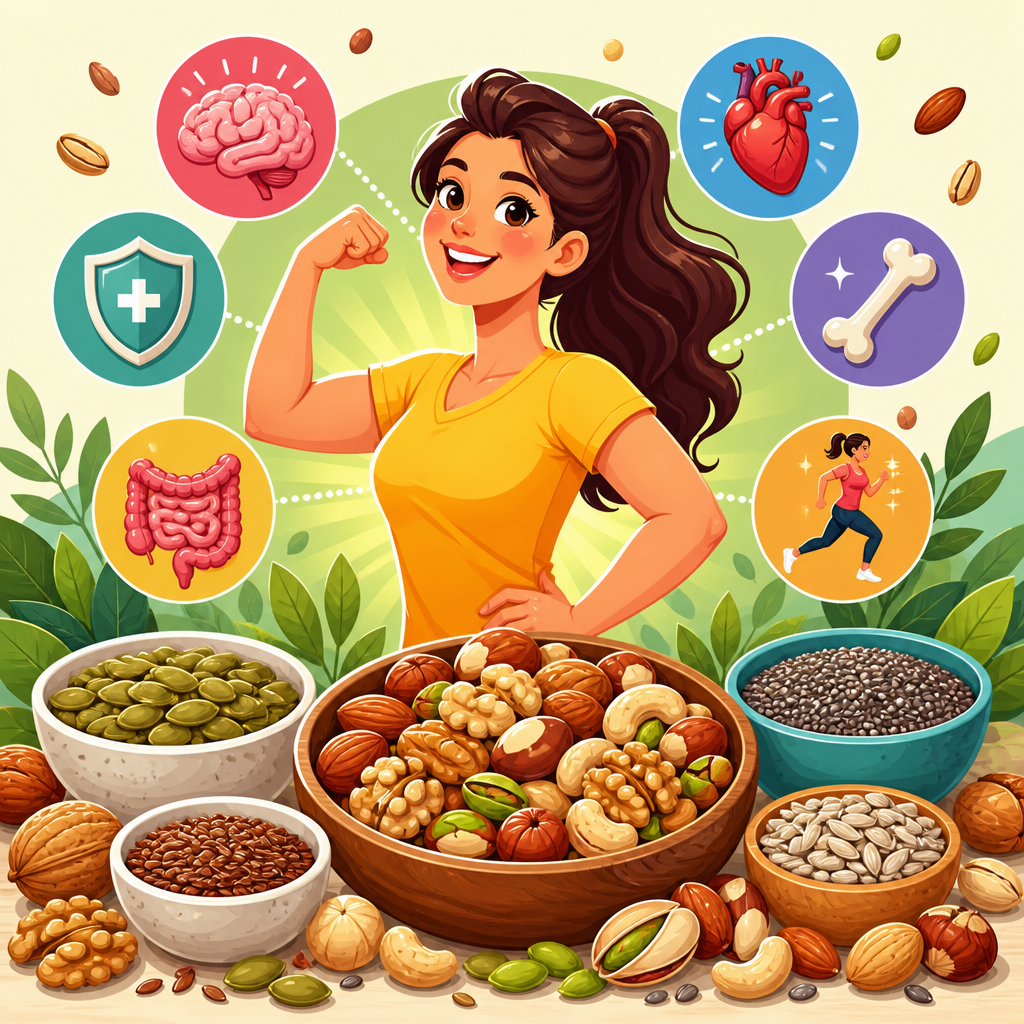 How Nutritional Power of Seeds and Nuts Supports Your Body’s Key Functions